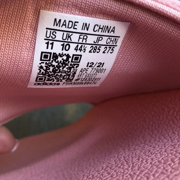Adidas Adilette pink slide sandals womens sz 11 New in Box - Picture 8 of 9